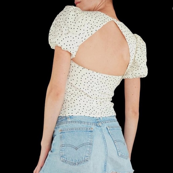 Reformation Polka Dot Blouse - Picture 2 of 7